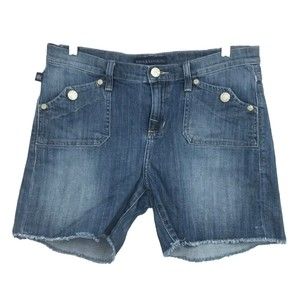 Rock & Republic Womens Size 12 Cut Off Denim Jean Shorts